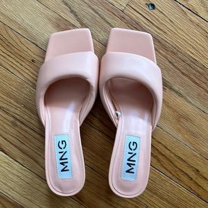 Mango square toe sandal